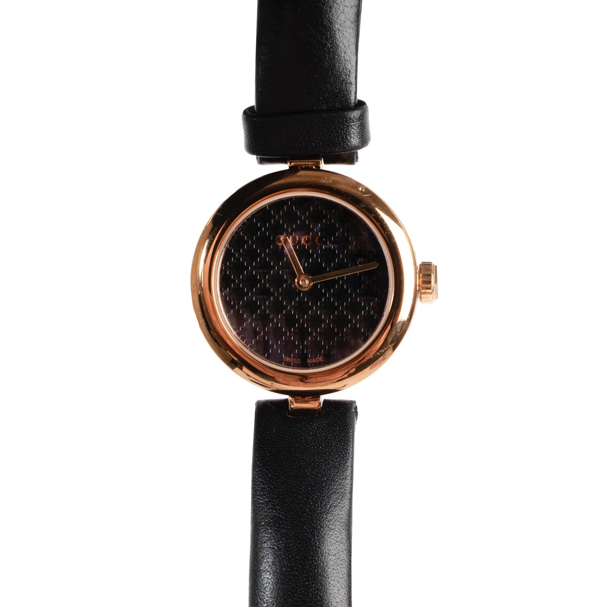 Shop safe online at Labellov in Antwerp this 100% authentic second hand Gucci Black Diamantissima Watch