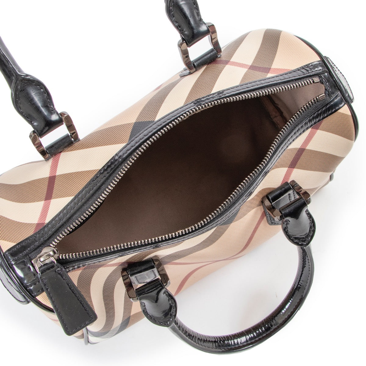 Burberry Nova Check Boston Top Handle