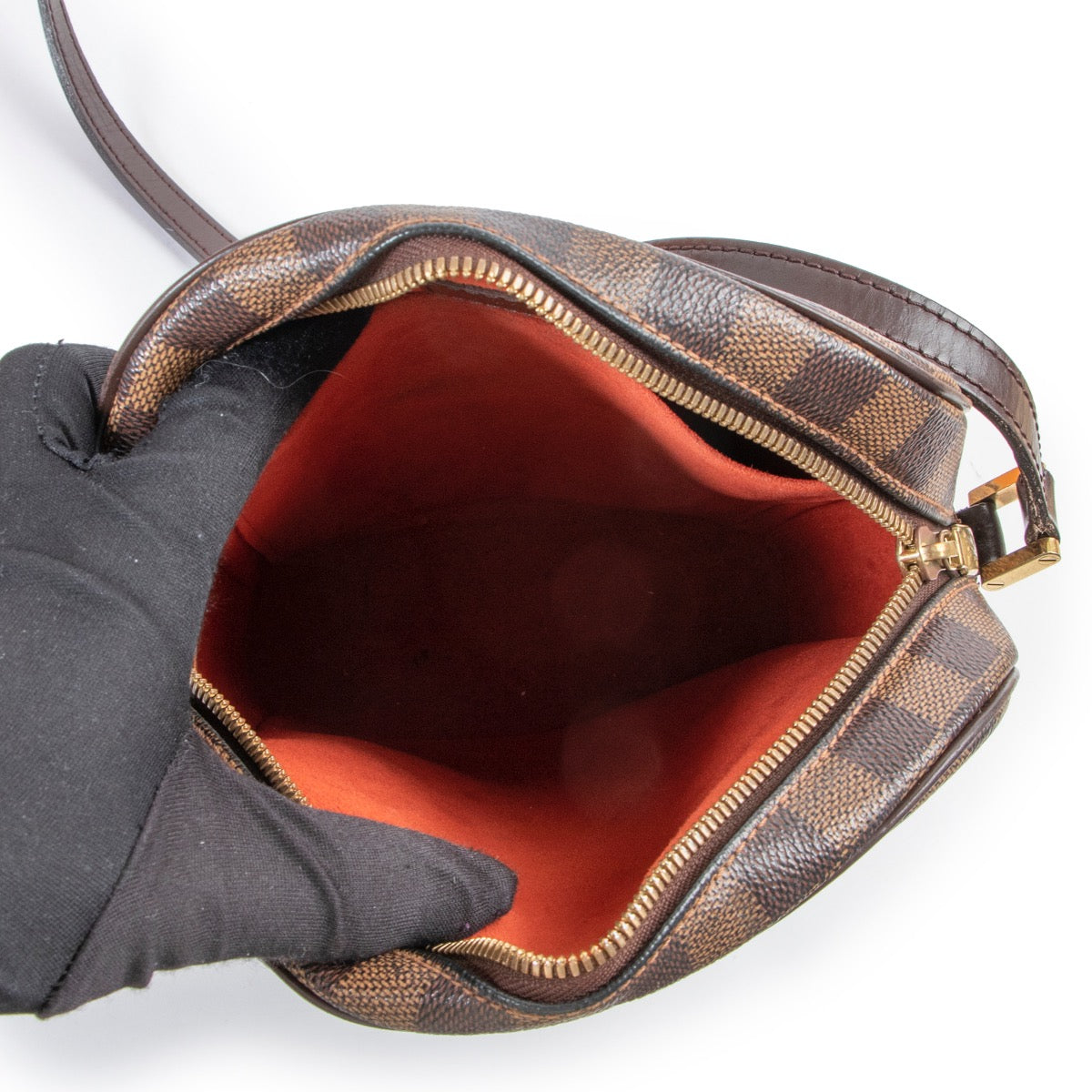shop safe online Louis Vuitton Damier Ebene Canvas Ipanema Crossbody