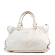 Shop authentic second hand Balenciaga Classic City White Giant 21 Brogue Work Handbag