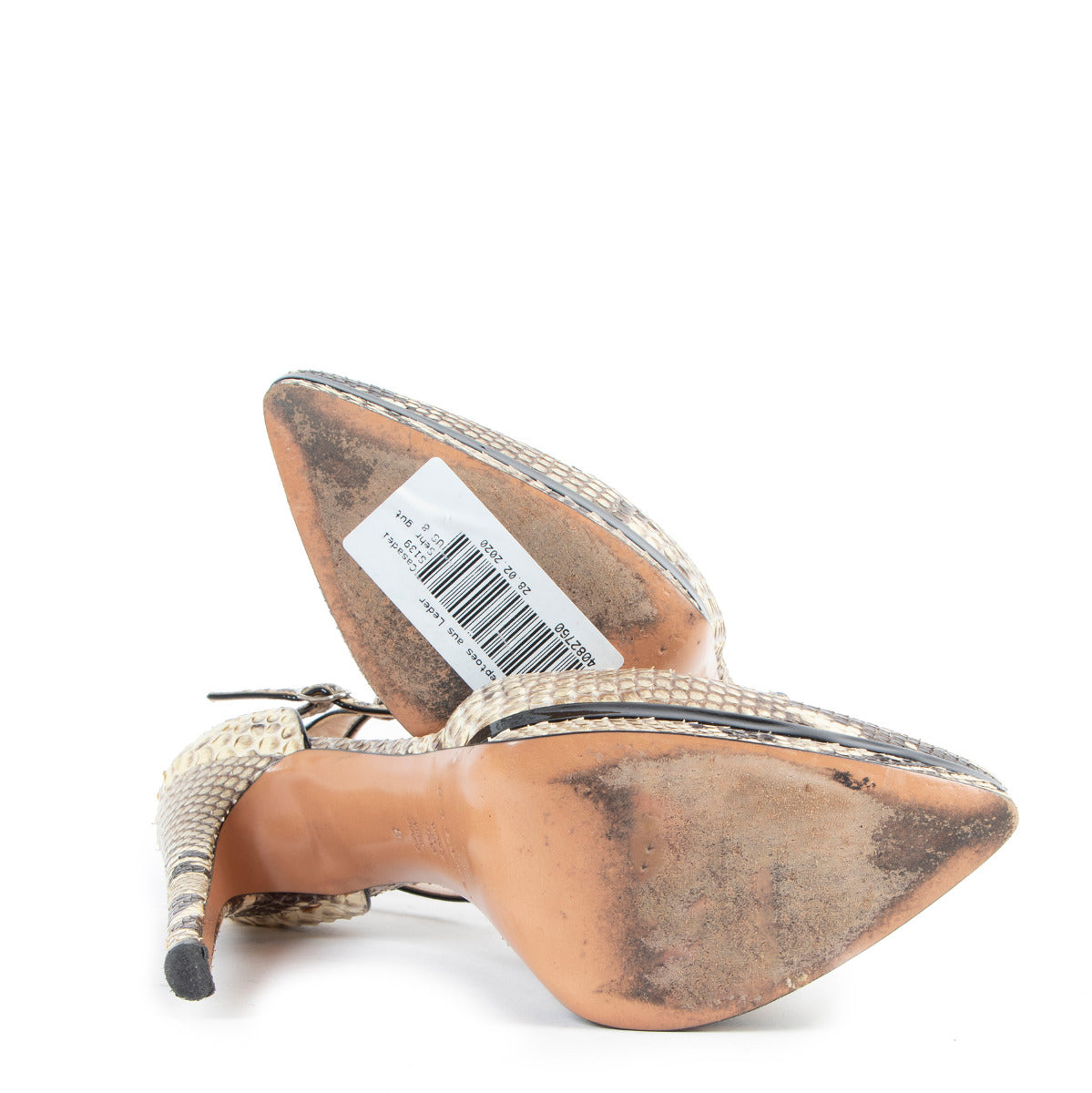 Escarpins Casadei en python - Taille 38