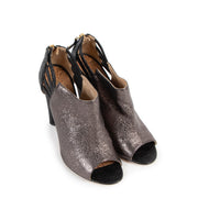 Buy authentic second hand Chanel Black shimmer Peeptoe Heels - size 38 in very good condition at Labellov in Antwerp.