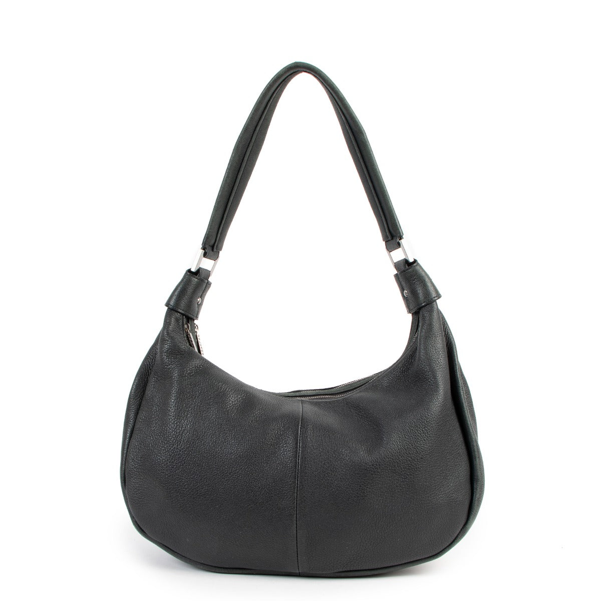 Buy authentic second hand Delvaux Green Grained Leather Shoulder bag in good condition at Labellov in Antwerp