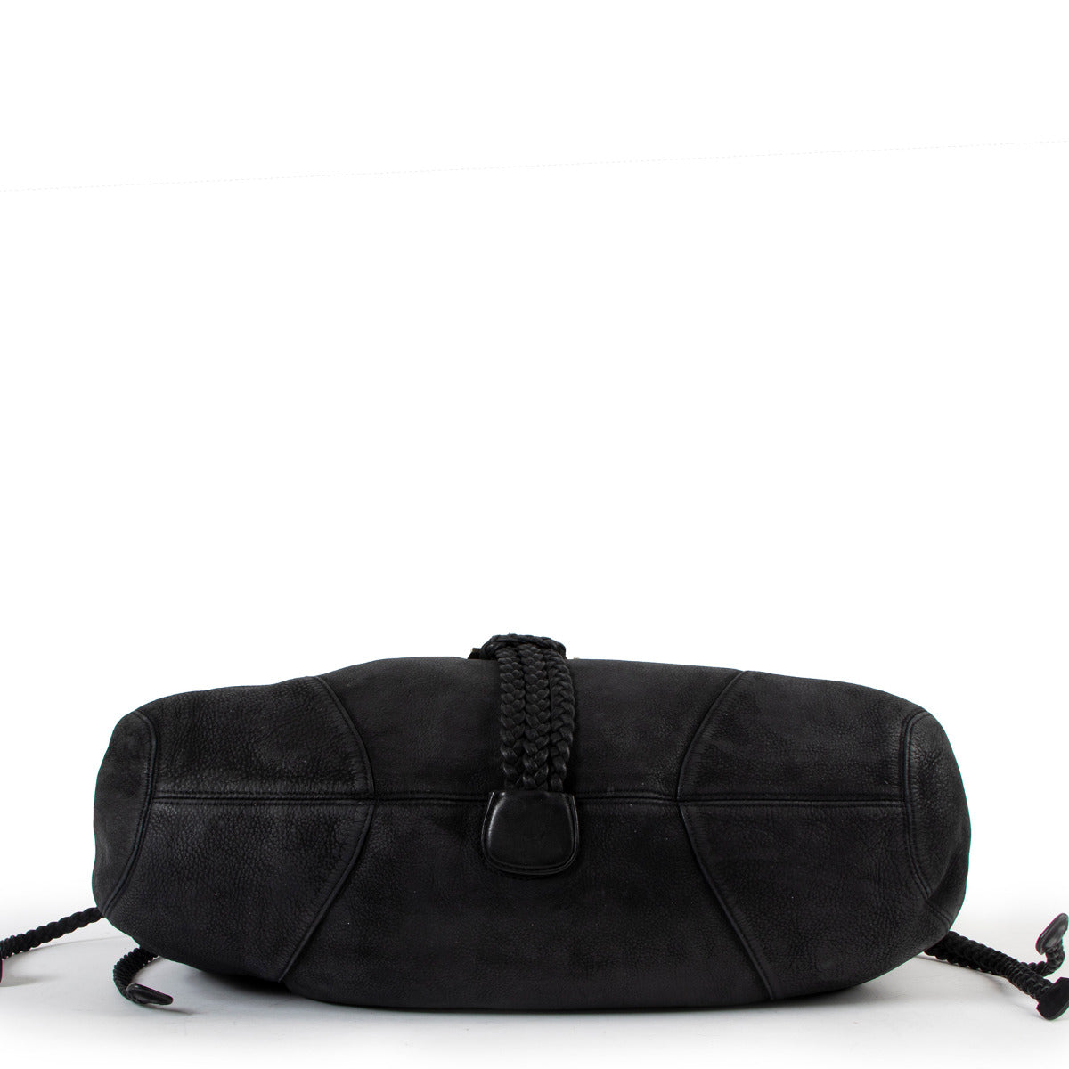 Delvaux Black Nubuck Eugene GM Bag