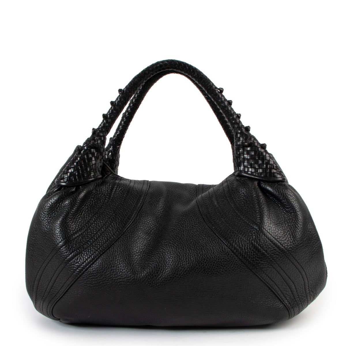 Fendi Black Leather Spy Bag
