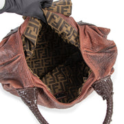 Buy online an authentic second hand Fendi Brown Leather Spy Shoulder Bag in very good condition at Labellov in Antwerp.