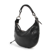 Gucci Black Leather Vintage Hobo Shoulder Bag