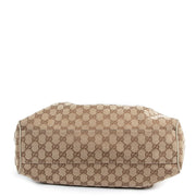 Buy authentic second hand Gucci Monogram Sukey Shoulder bag in good condition at Labellov in Antwerp.