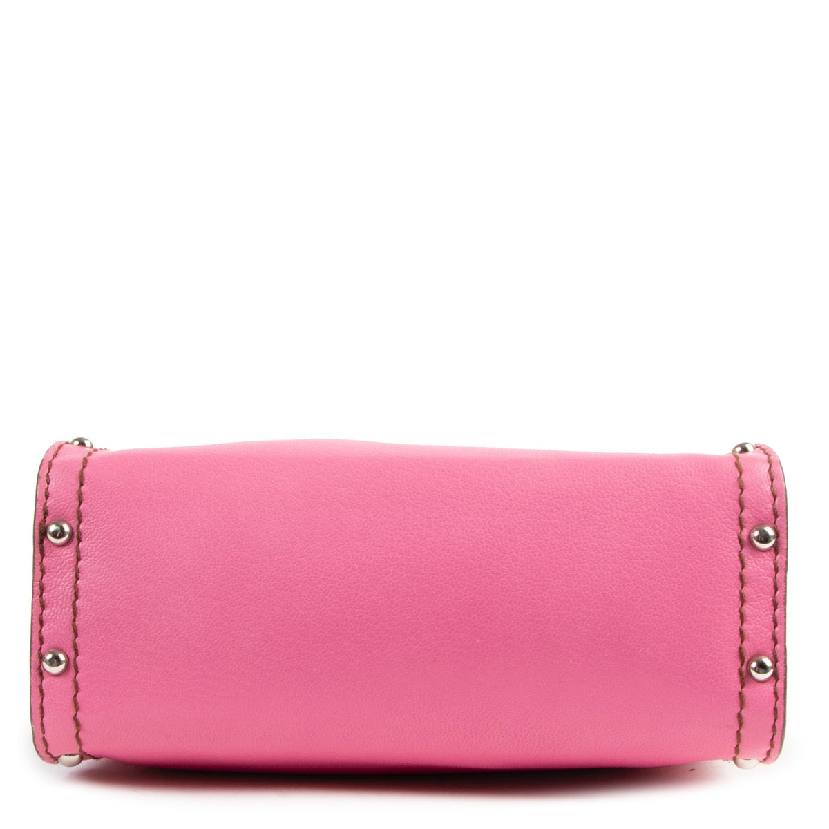 Buy online an authentic second hand Lanvin Pink leather tassel crossbody bag in very good condition at Labellov in Antwerp.