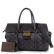 Louis Vuitton 2010 Gris Monogram Volupte Psyche Bag