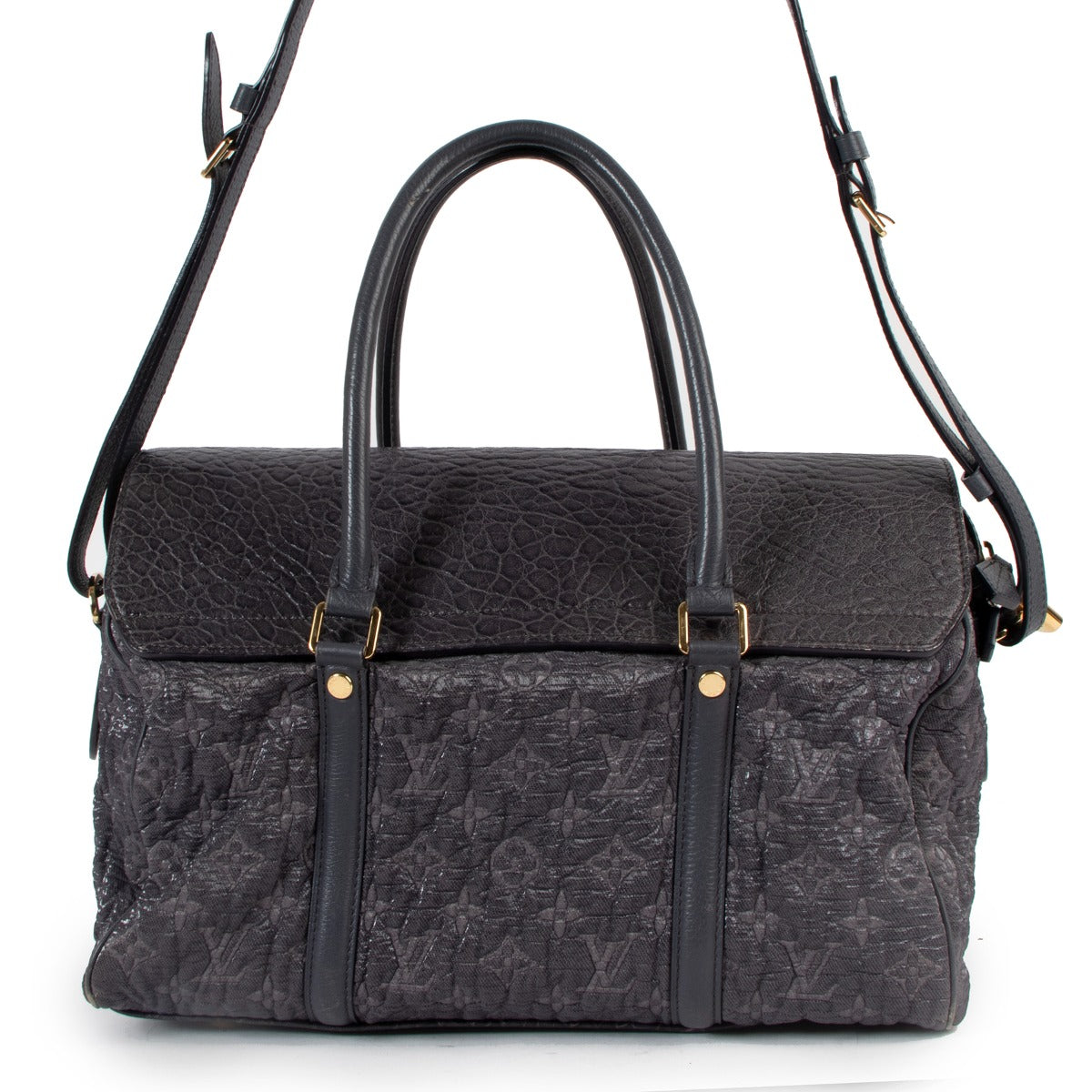 Louis Vuitton Herfst/Winter 2010 Grijs Monogram Volupte Psyche Tas