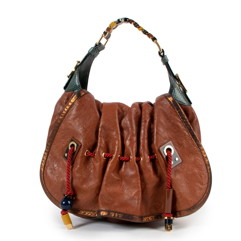 Louis Vuitton Limited Edition Masala Brown Epices Monogram Leather Kalahari GM Shoulder Bag for the best price at Labellov secondhand luxury