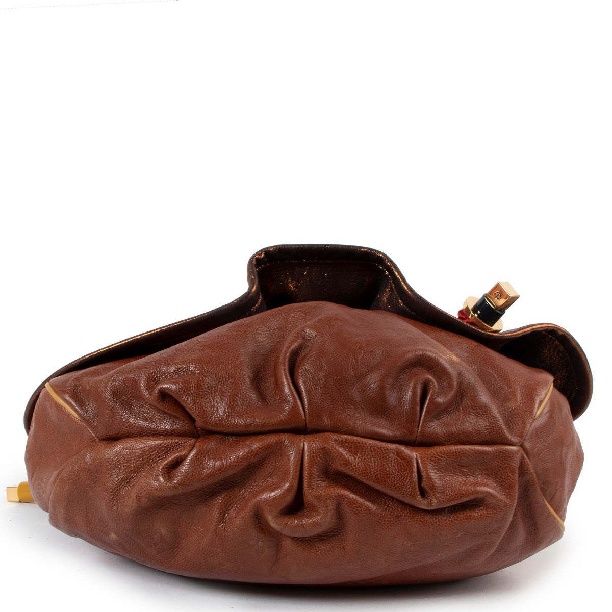 Sac bandoulière Louis Vuitton Kalahari GM en cuir monogramme Epices marron Masala édition limitée