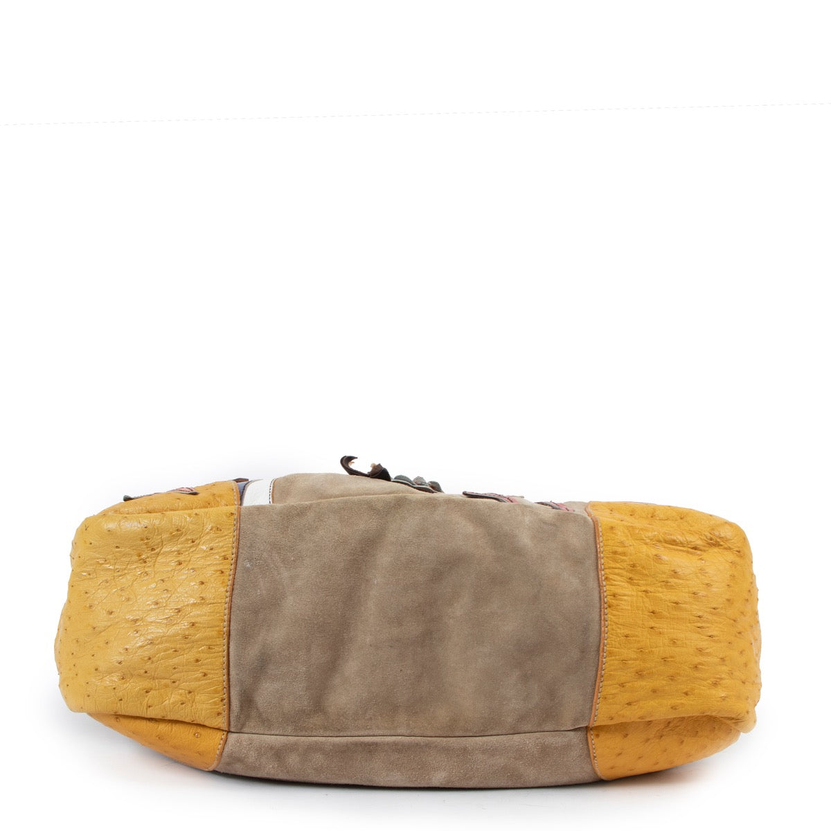 shop a 100% authentic second hand Prada Canapa Shoulder Bag finished with leather edges in good condition at Labellov.com