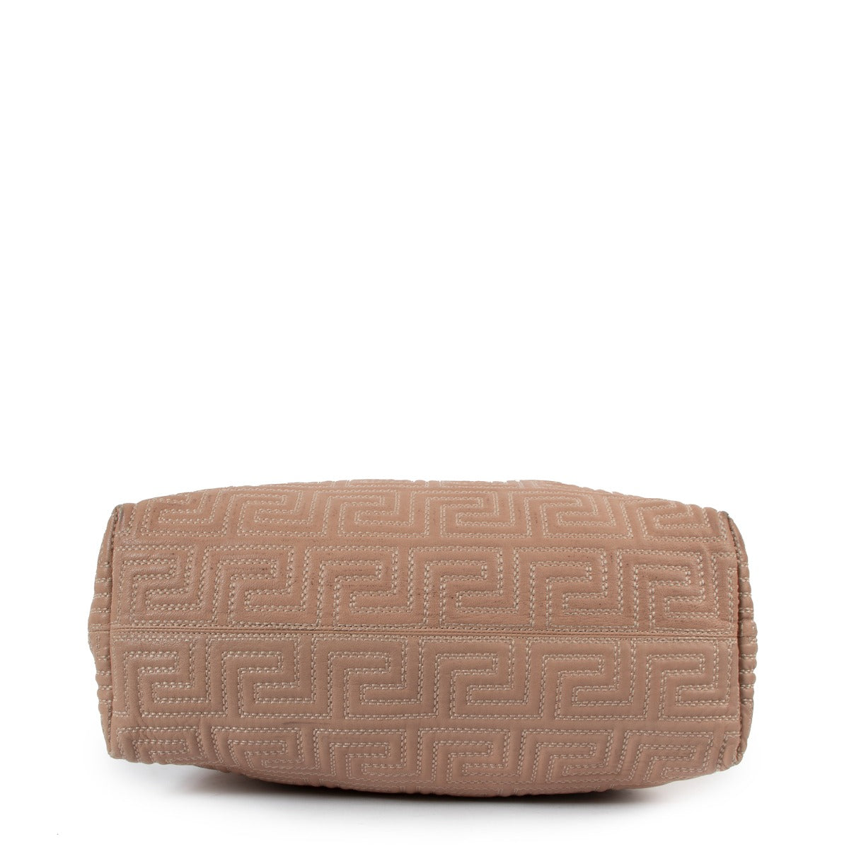 Versace Nude Gewatteerde Greca Leren Handtas
