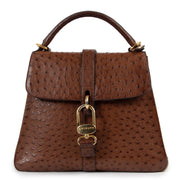 shop safe vintage online at Labellov Delvaux Brown Shoulder bag