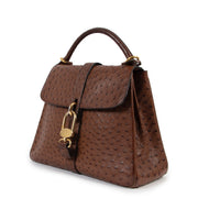 shop safe vintage online at Labellov Delvaux Brown Shoulder bag