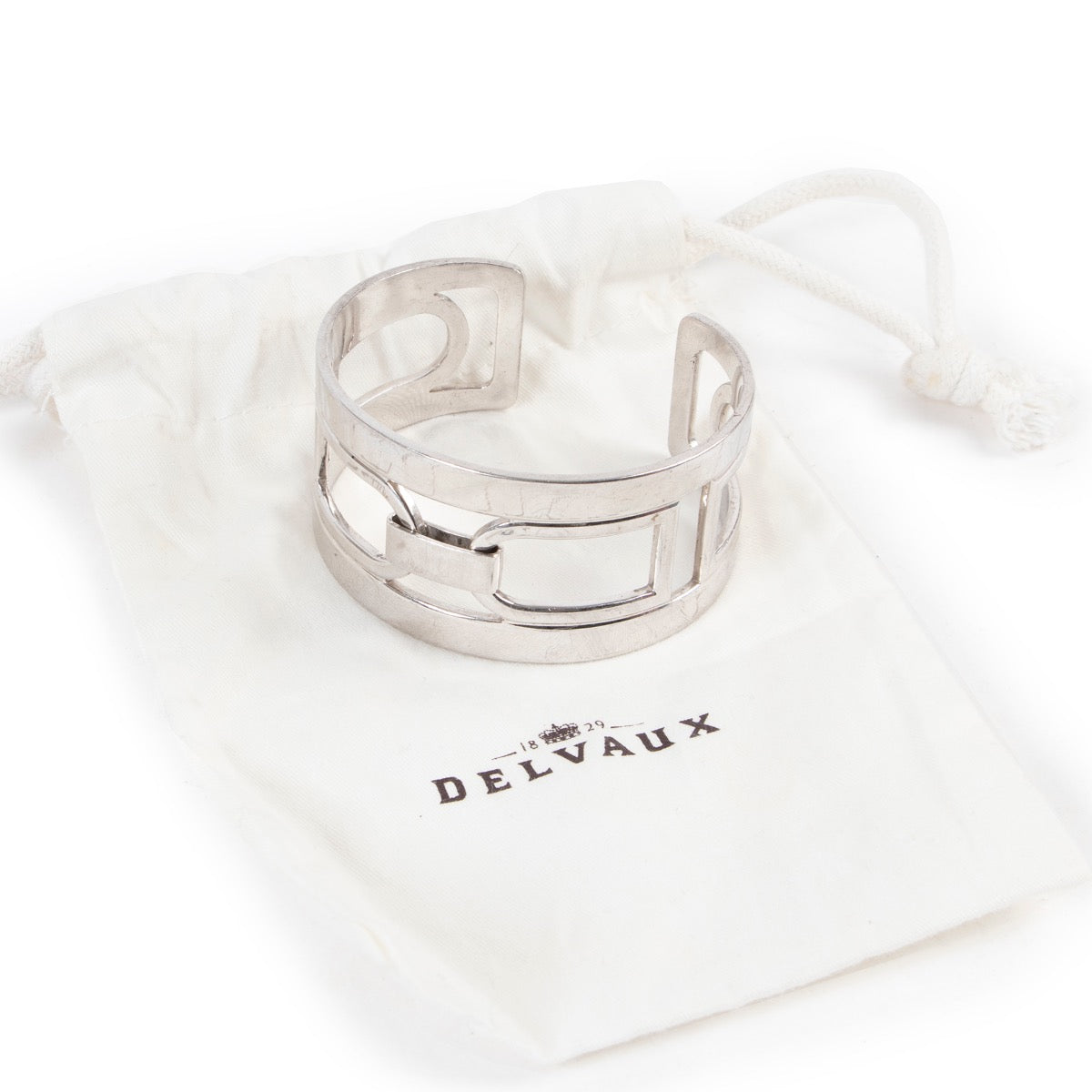 Buy an authentic second hand Delvaux Silver Bracelet at Labellov