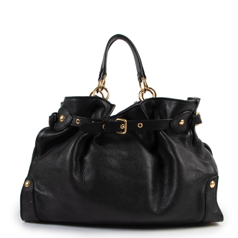 Buy an authentic second hand Miu Miu Black Shoulder Bag at Labellov