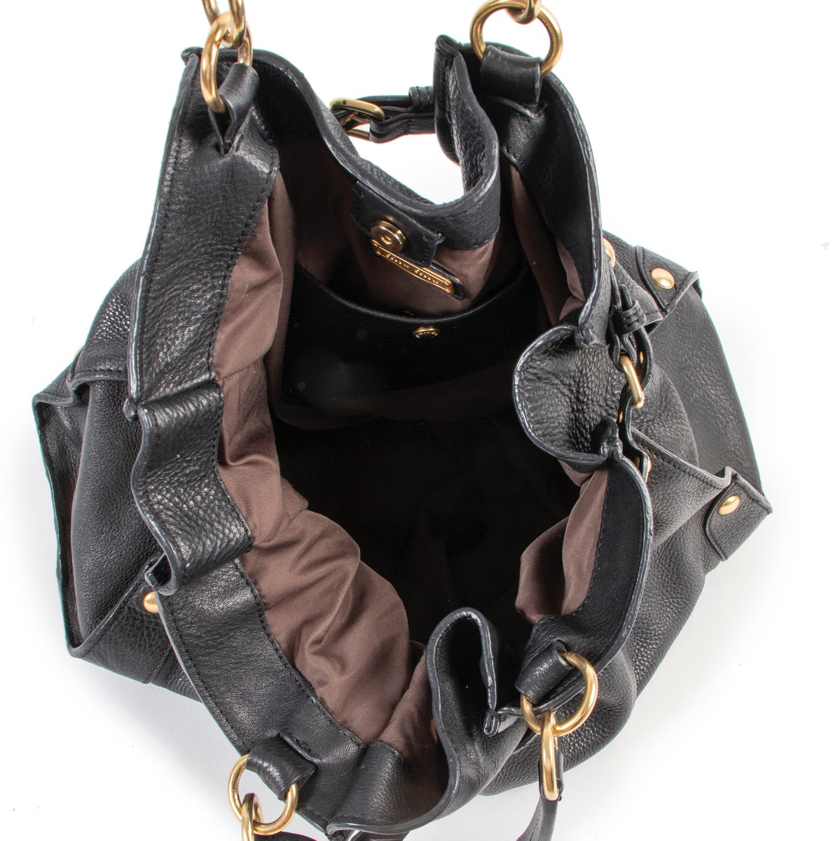 Buy an authentic second hand Miu Miu Black Shoulder Bag at Labellov