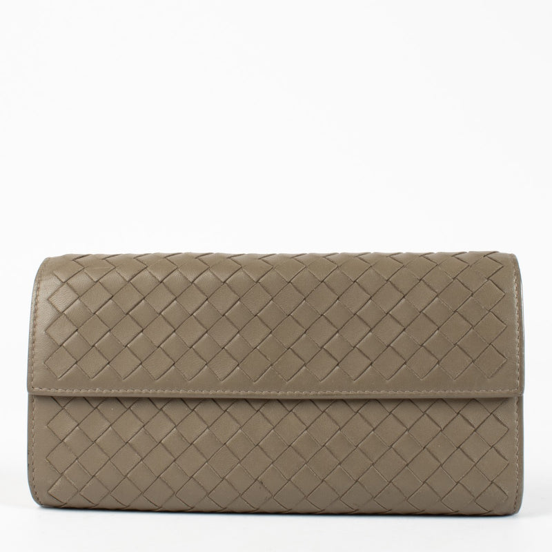 shop 100% authentic second hand Bottega Veneta Grey Intrecciato Wallet on Labellov.com