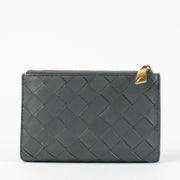 shop 100% authentic second hand Bottega Veneta Blue Intrecciato Leather Wallet on Labellov.com
