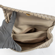shop 100% authentic second hand Bottega Veneta Grey Intrecciato Small Olimpia Bag on Labellov.com