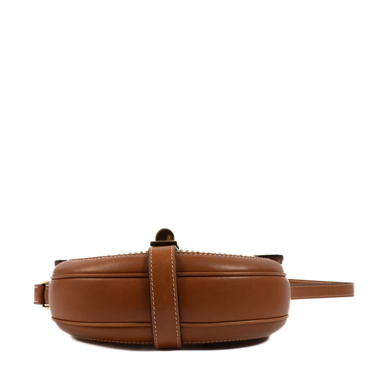 Celine Natural Calfskin/Houndstooth Small Besace 16 Bag