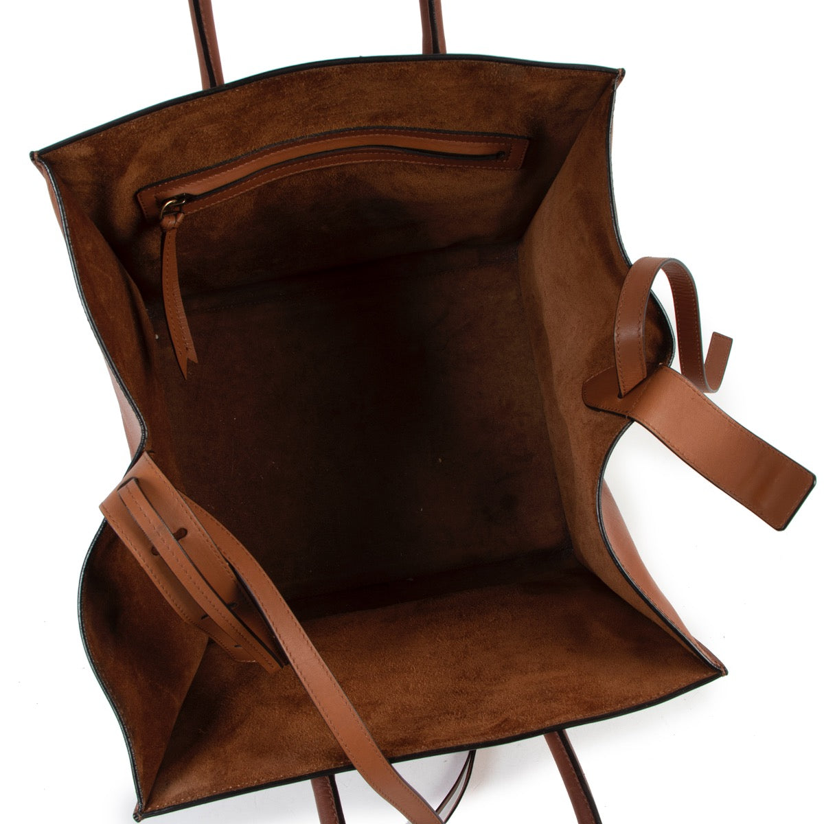 Shop now for your pre-loved, 100% authentic Céline Camel Luggage Phantom Top Handle at Labellov.
