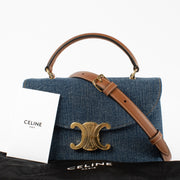 shop 100% authentic second hand Celine Blue Denim Teen Nino Bag on Labellov.com