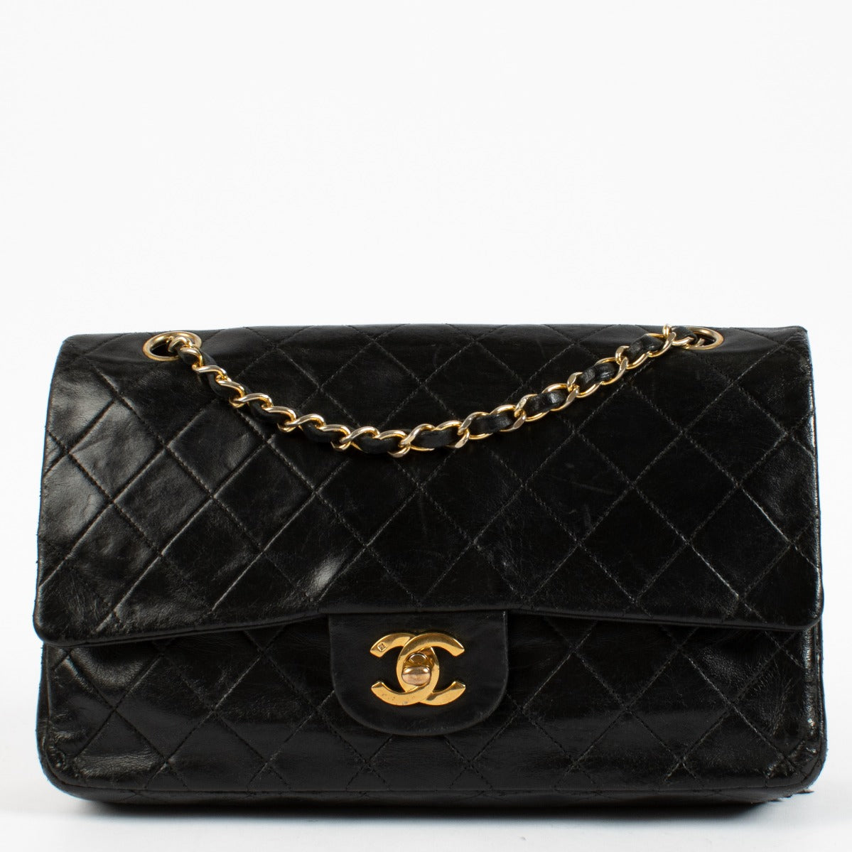 shop 100% authentic second hand Chanel Black Medium Classic Flap Bag on Labellov.com