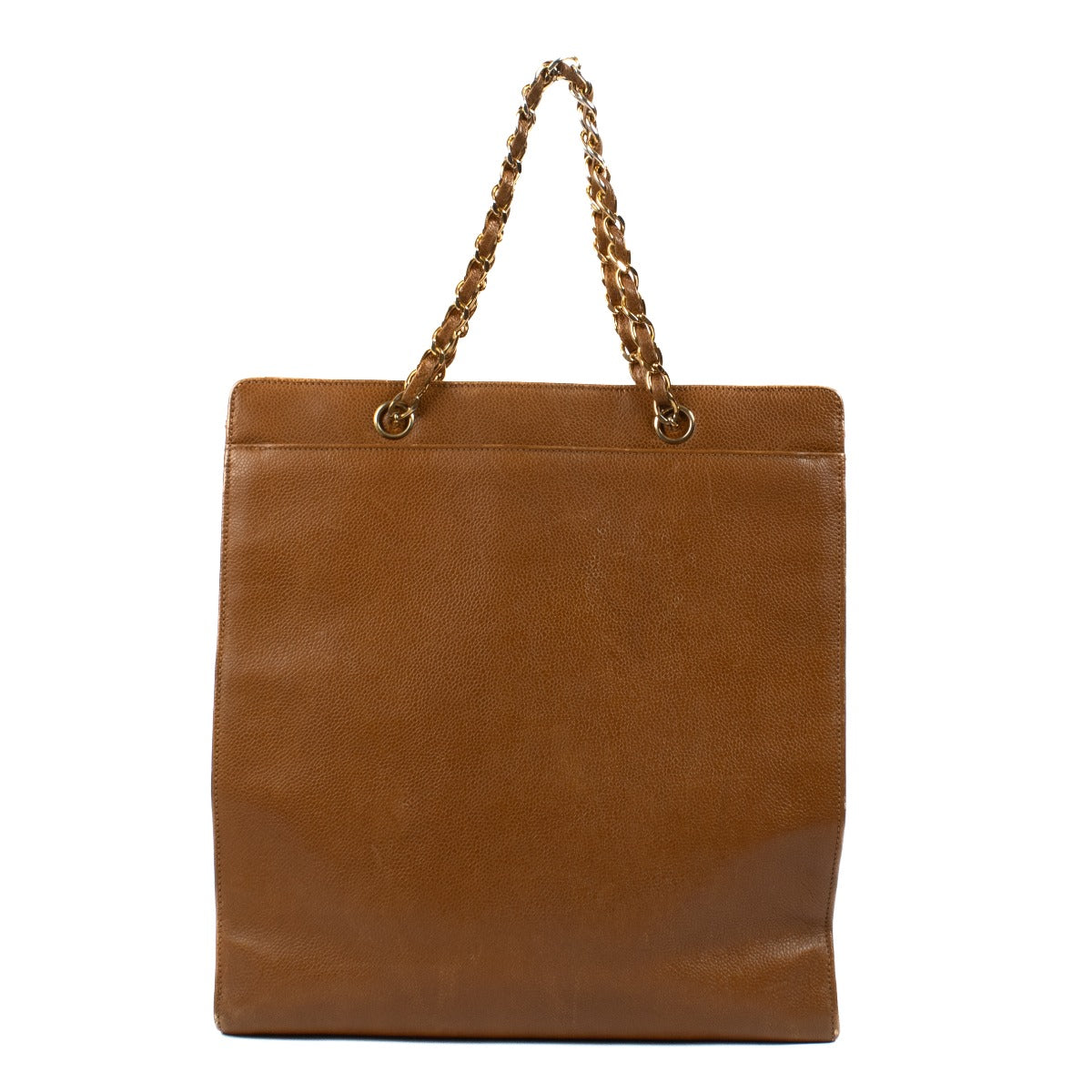 shop 100% authentic second hand Chanel Vintage Camel Caviar Leather Tote Bag on Labellov.com