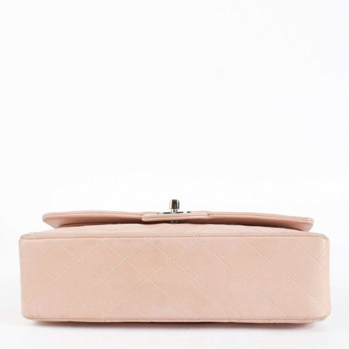 Authentic second-hand Chanel Vintage Pink Lambskin Classic Medium Flap Bag on labellov.com