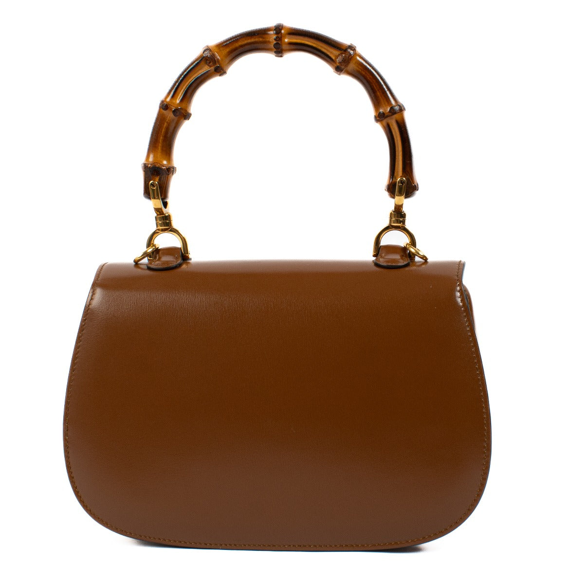Sac Gucci Bambou 1947 petit modèle en cuir marron