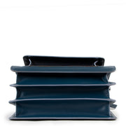 Marni Blue Trunk Calf Leather Shoulder bag