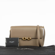 Shop this 100% authentic Saint Laurent Taupe Lambskin Maillon Bag at Labellov.com