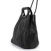 Buy Delvaux Black Toile de Cuire Shoulder bag safe at Labellov for the best price