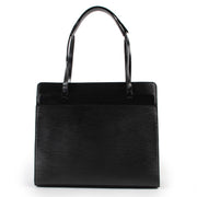 Buy this gorgeous authentic bag safely, Louis Vuitton Black Epi Leather Shoulder Bag