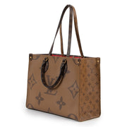 Shop safe online at Labellov in Antwerp this 100% authentic second hand Louis Vuitton Monogram Onthego MM Reverse Giant Cabas
