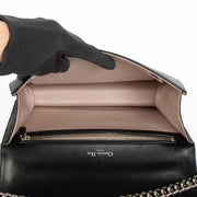 Authentic pre-loved Christian Dior Black Large Diorama Shoulder Bag on Labellov.com