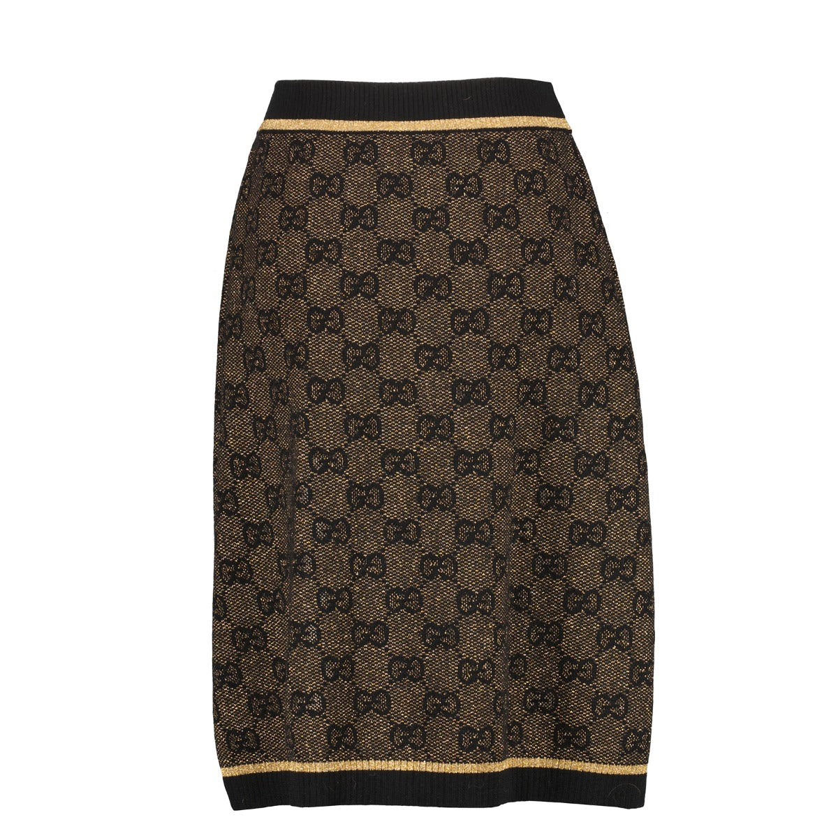 Buy High end fashion designer ready to wear Gucci GG Glitter Knit Skirt at LABELLOV