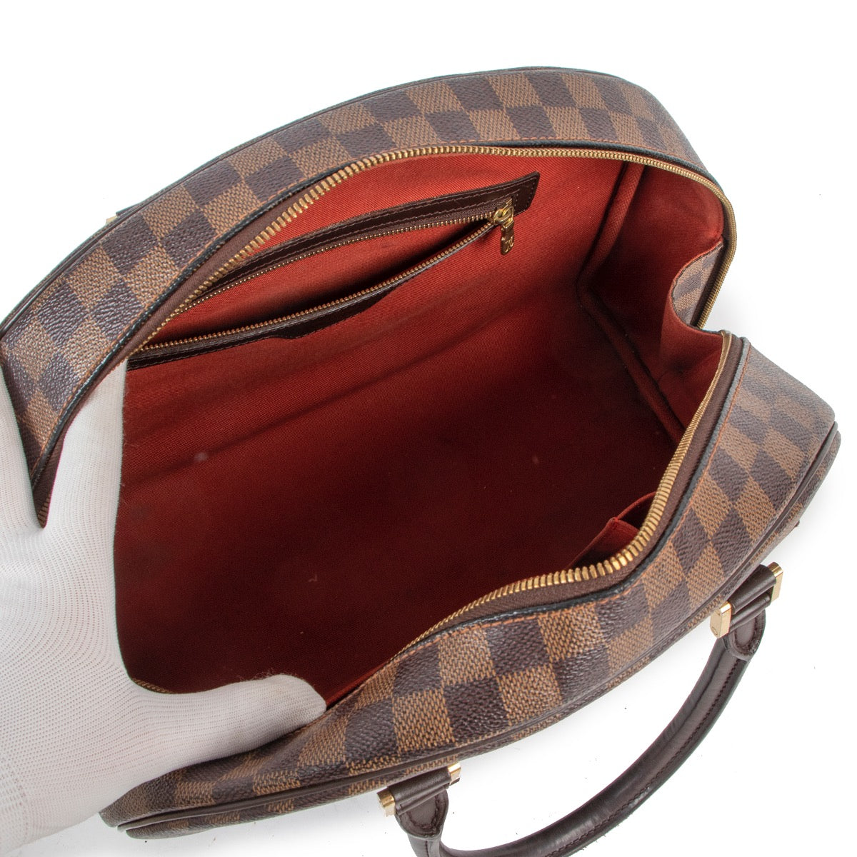 Louis Vuitton Damier Ebene Canvas Nolita Top Handle