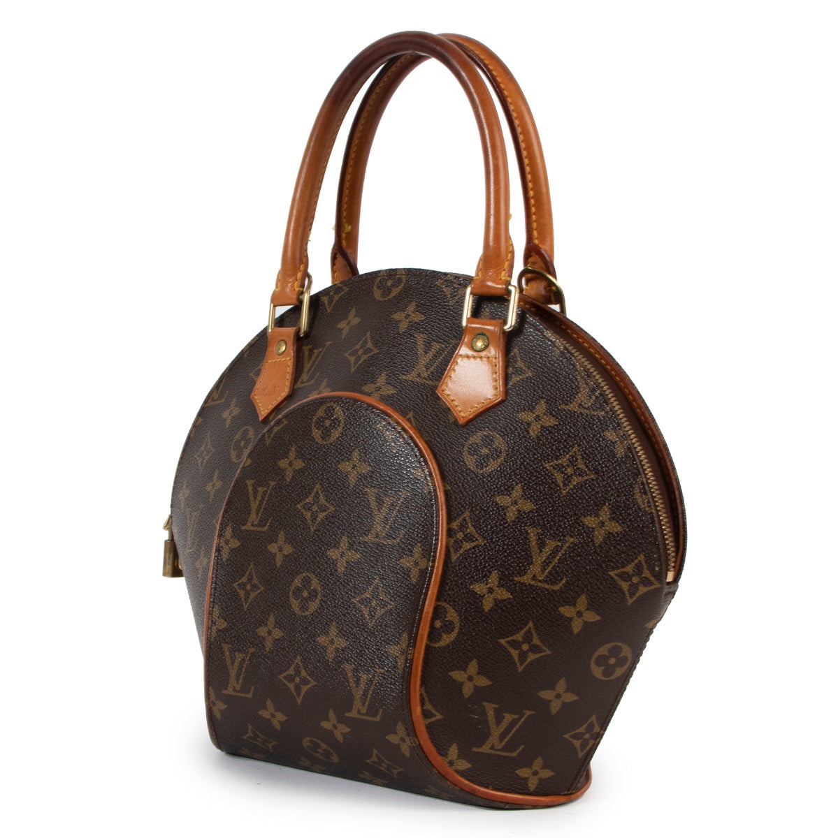 Shop safe online at Labellov in Antwerp this 100% authentic second hand Louis Vuitton Monogram Canvas Ellipse PM Top Handle