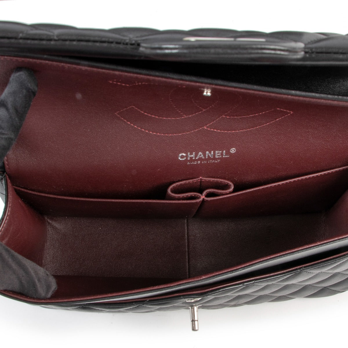 Sac Chanel Jumbo Classique à Rabat Noir