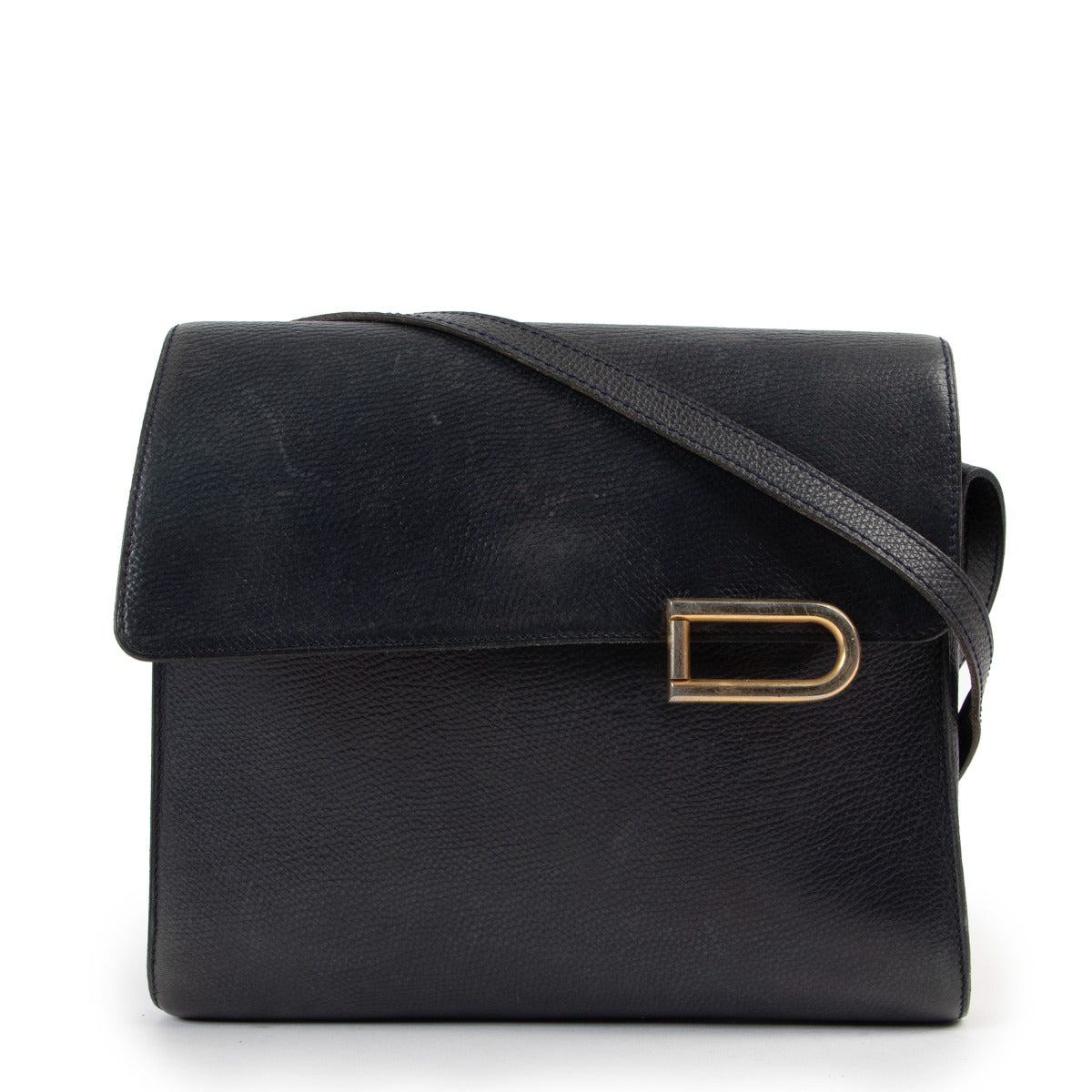Buy an authentic second hand Delvaux Blue Crossbody bag at Labellov