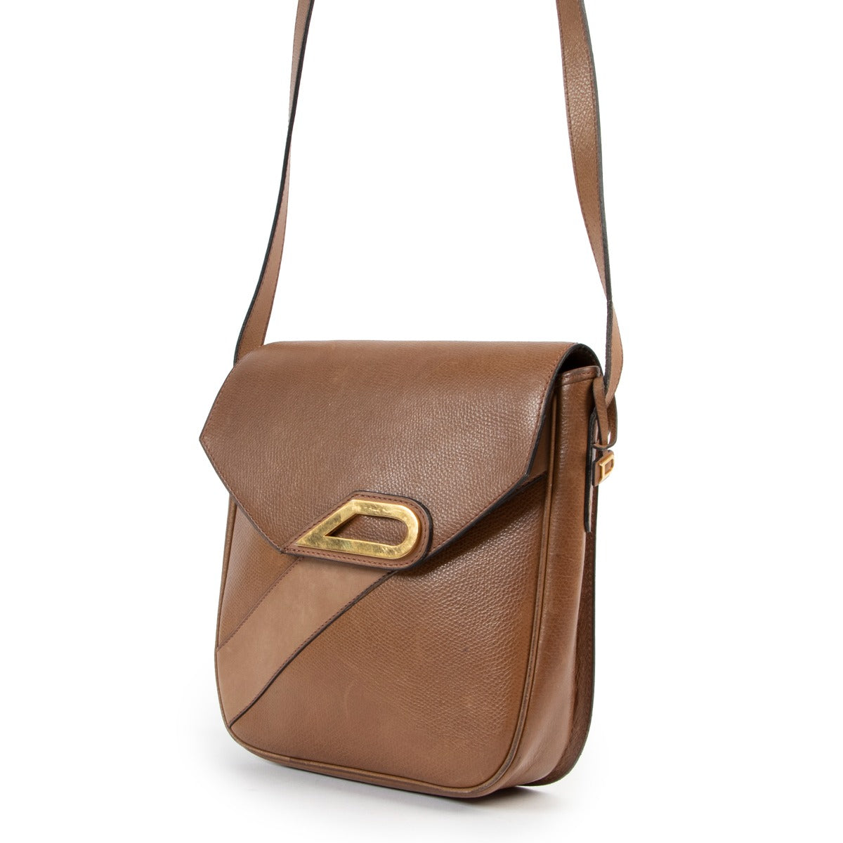 Buy an authentic second hand Delvaux brown leather crossbody at Labellov