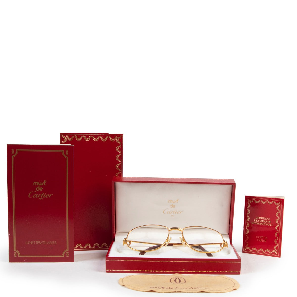 Cartier Gold Glasses Gorgeous and 100% authentic