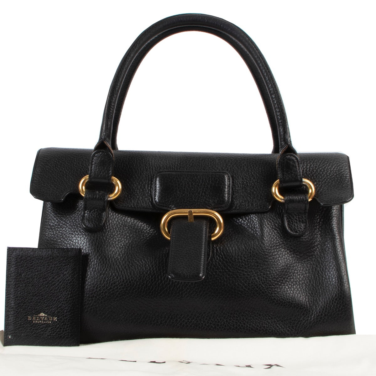 Buy an authentic second hand Delvaux Black Top Handle at Labellov