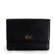Shop now online a authentic second hand Delvaux black card Holder in good condition at Labellov in Antwerp