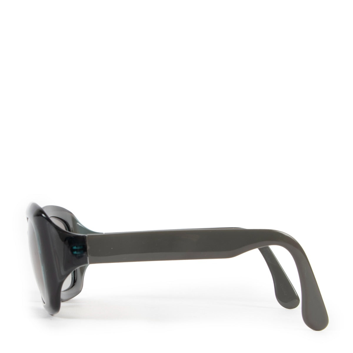 Marni Khaki Rectangular Sunglasses